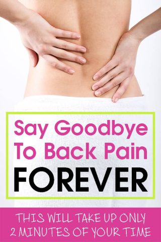 Say Goodbye To Back Pain Forever.