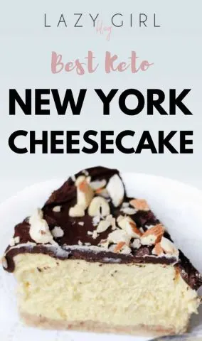 Keto New York Cheesecake.