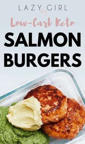 Low-Carb Keto Salmon burgers
