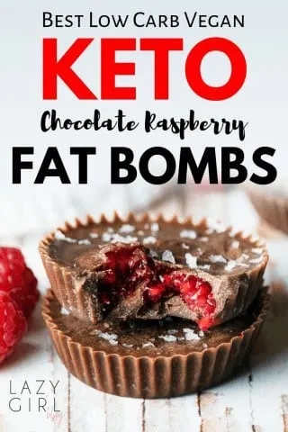 Keto Chocolate Raspberry Fat Bombs.