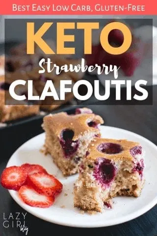 Keto Strawberry Clafoutis