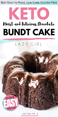 Keto chocolate bundt cake