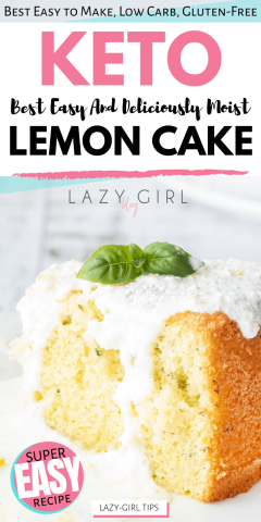 Easy Keto Lemon Cake