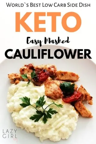 easy keto cauliflower mashed potatoes