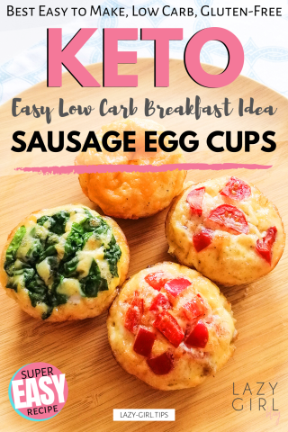 Keto Sausage Egg Cups