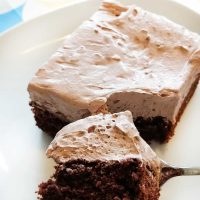 Keto Chocolate Cake with Whipped Cream Icing Recipe.