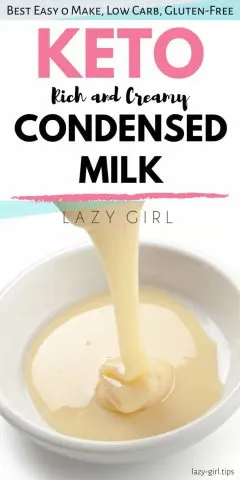 Keto Condensed Milk Recipe