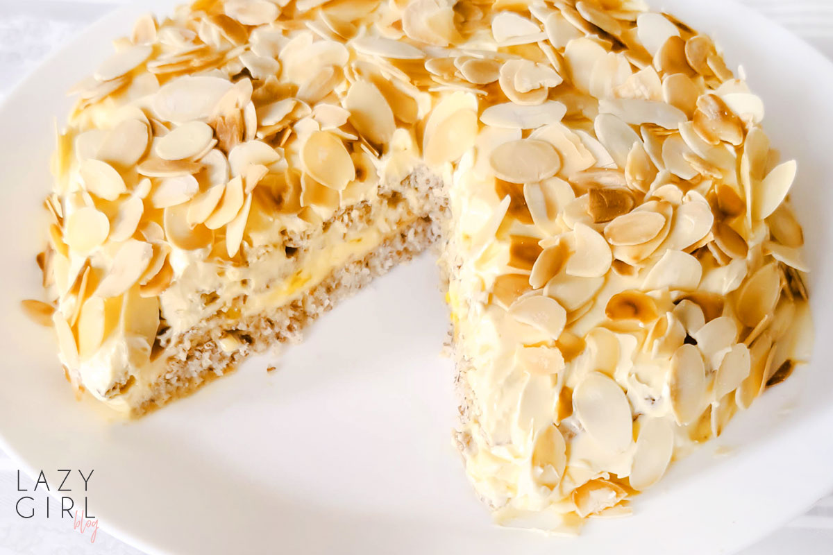 Keto Almond Cake Swedish IKEA cake Lazy Girl Blog